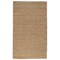 Saltoro Sherpi Dweed 5 x 8 Handspun Transitional Area Rug, Solid Pattern, Brown Jute -